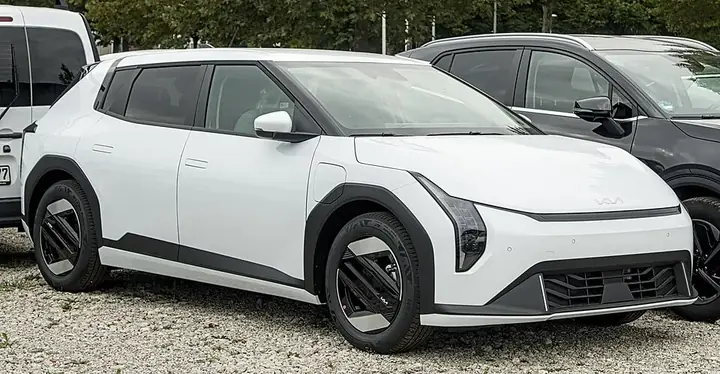 Kia EV4 — representative model photograph; exact trim and UK specification may differ