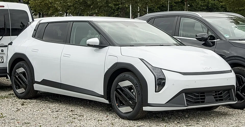 Kia EV4 — representative model photograph; exact trim and UK specification may differ