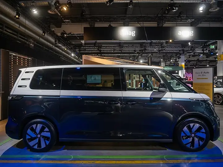 Volkswagen ID. Buzz — representative model photograph; exact trim and UK specification may differ